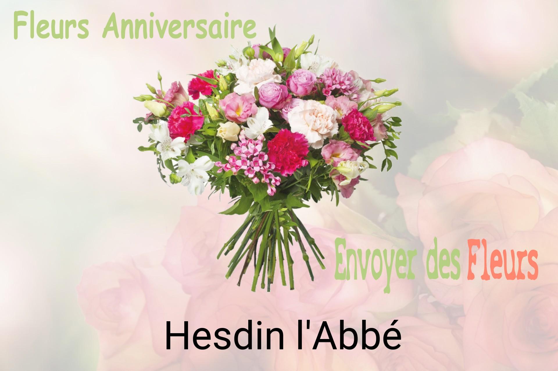 Bouquet de fleurs d’anniversaire livré à Hesdin-l'Abbé