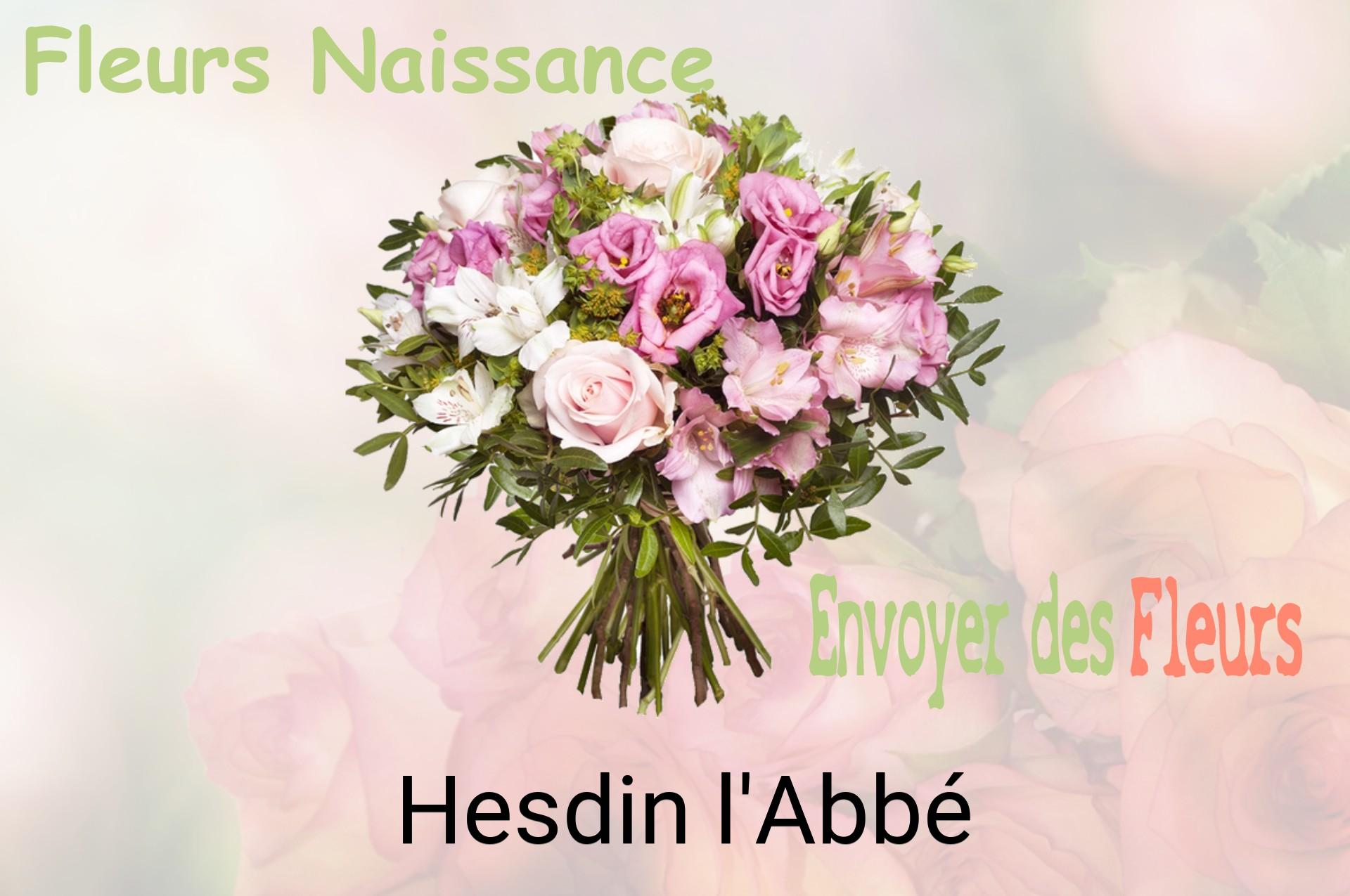 Bouquet de fleurs de naissance livré à Hesdin-l'Abbé
